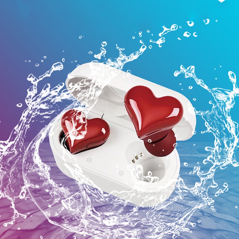 Tai Nghe Bluetooth 5.3 2023 Hình Trái Tim Chất Lượng Cao
