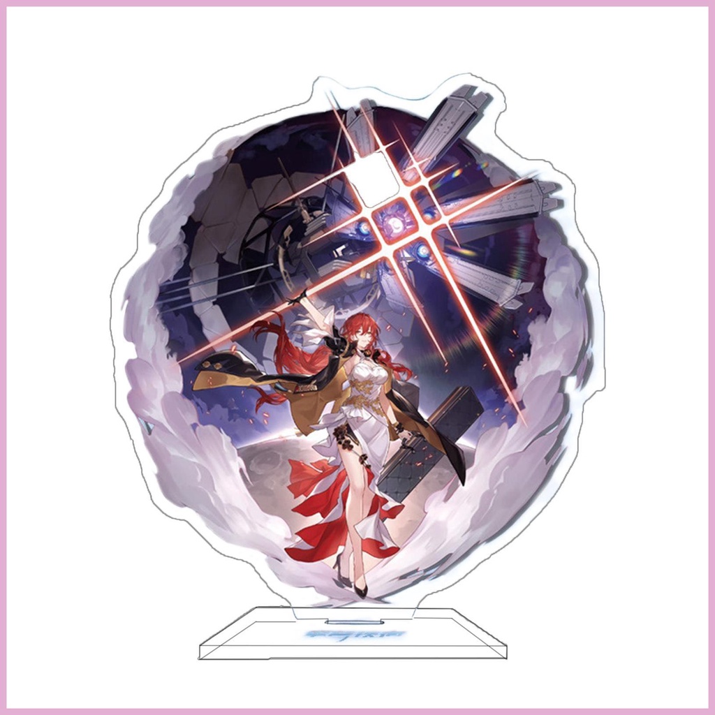 Biển Hiệu Anime 16cm Alan Esta Bailu Bronya Danheng Màu Đen Bằng Acrylic