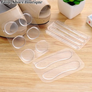 Zhuxia miếng dán gót chân trong suốt chống trượt chống mài mòn tiện dụng