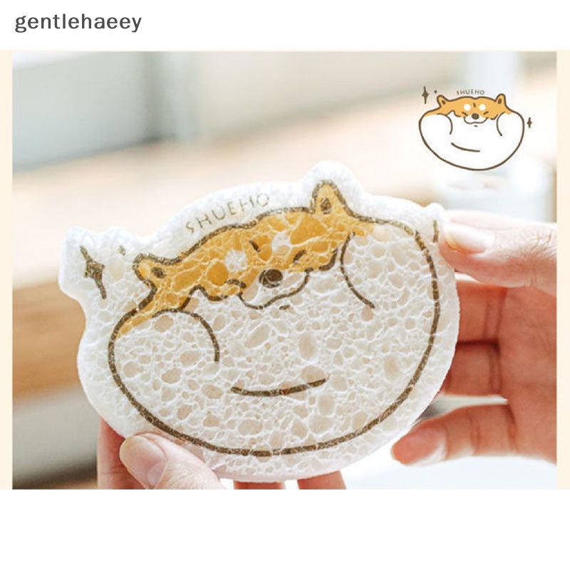 Miếng Xốp Cotton Nén Họa Tiết Hoạt Hình Dùng Rửa Chén
