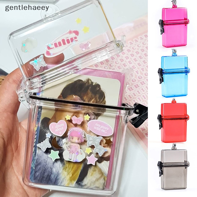 Hộp Nhựa Cứng Trong Suốt Với Dây Xích Kim Loại Kiểu Hip-Hop Cá Tính