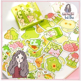Hộp 50 pcs stickers dễ thương (nguyên set/tách)