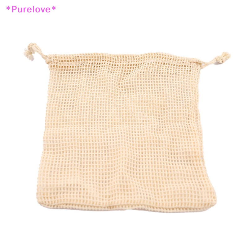 Túi Lưới Cotton Tẩy Trang Tái Sử Dụng Tiện Lợi