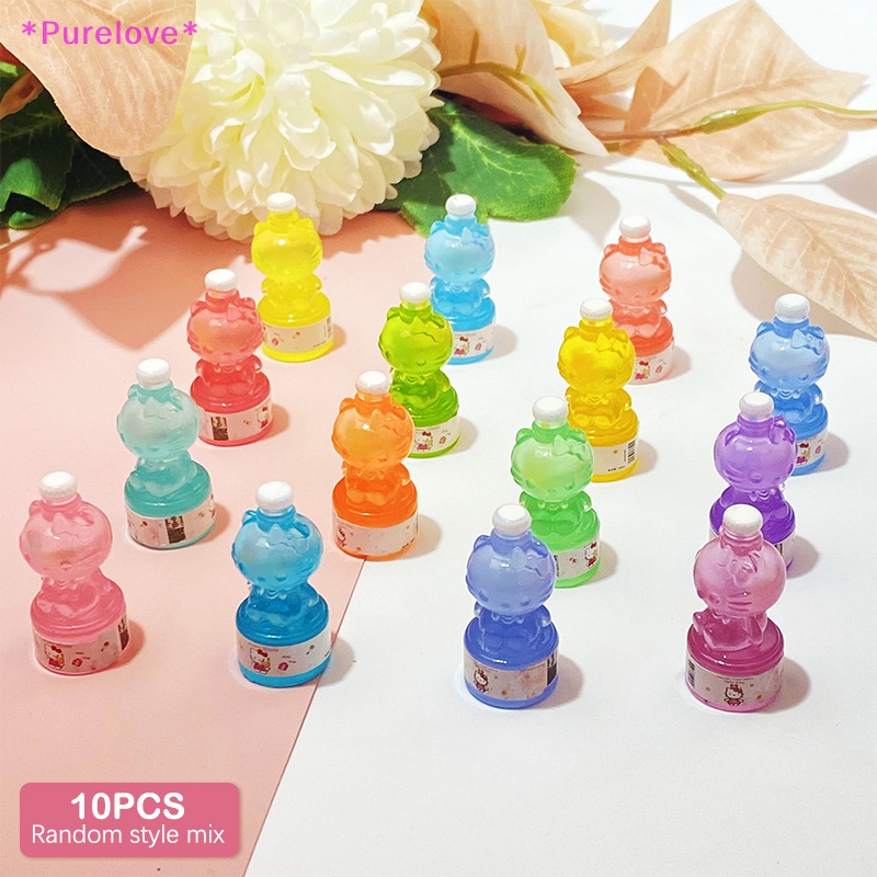 Set 10 Móc Khóa Hình Mèo Dạ Quang Dễ Thương Mới