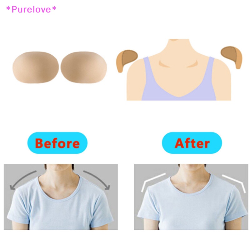 Set 2 Miếng Đệm Vai Bằng Silicon Vô Hình Thoáng Khí Mới