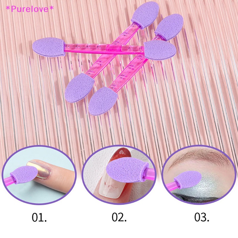 Set 10 Cọ Trang Điểm Phấn Mắt Thiết Kế Hai Đầu Tiện Dụng