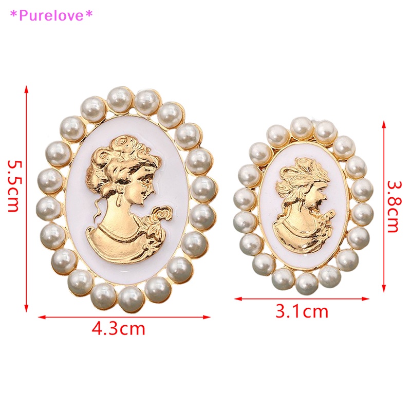 Ghim Cài Áo Đính Ngọc Trai Hình Oval Thời Trang Cho Nữ