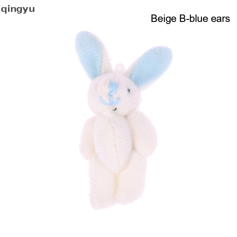 Thỏ Nhồi Bông 4.5CM Mềm Mại Trang Trí Móc Khóa / Ba Lô / Túi Xách / Xe Hơi Trang Trí Nhà Búp Bê