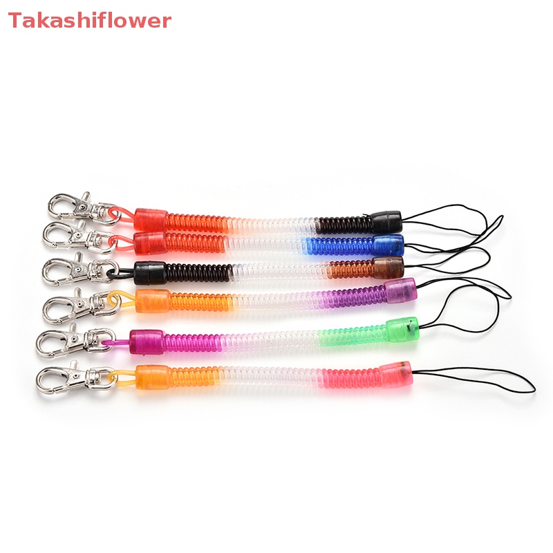 (Takashiflower) 1 Vòng Tròn Nhựa-Keychain-Keychain-Keychain-Keychain-Keychain-Keyring - Co Giãn Có Thể Thu Vào Được