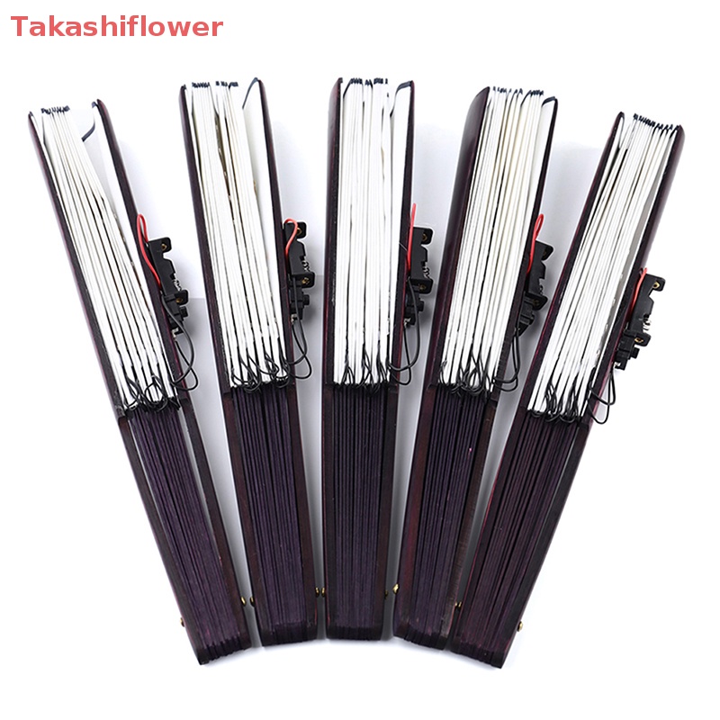 (Takashiflower) Quạt Nhảy Múa Có Đèn LED Phát Sáng Ban Đêm Cho Lễ Hội / Giáng Sinh / Tiệc Tùng /