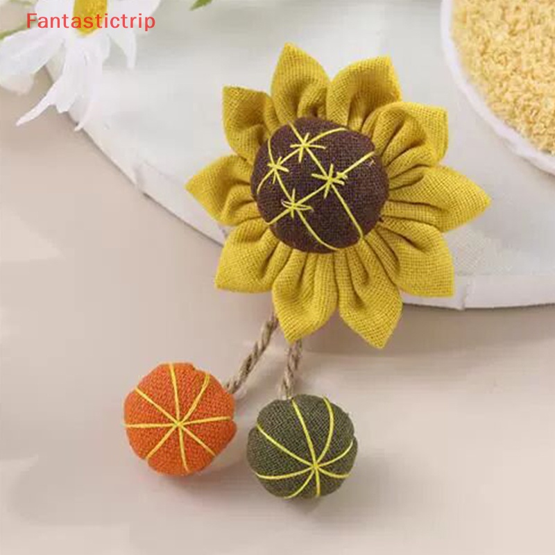 Ghim Cài Áo Hình Hoa Hướng Dương Mặt Cười Dễ Thương Cho Nữ Mới