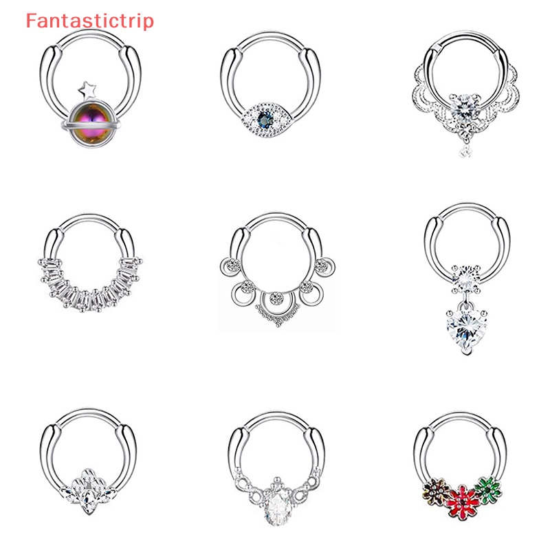 1 Khuyên Mũi / Môi Hình Xoắn Ốc Thời Trang Cho Nam Nữ