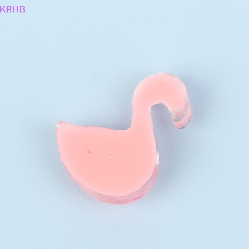 Set 10 Đồ trang trí Chim Hồng Hạc Mini Kích Thước 10 * 13mm Dùng Để Trang Trí