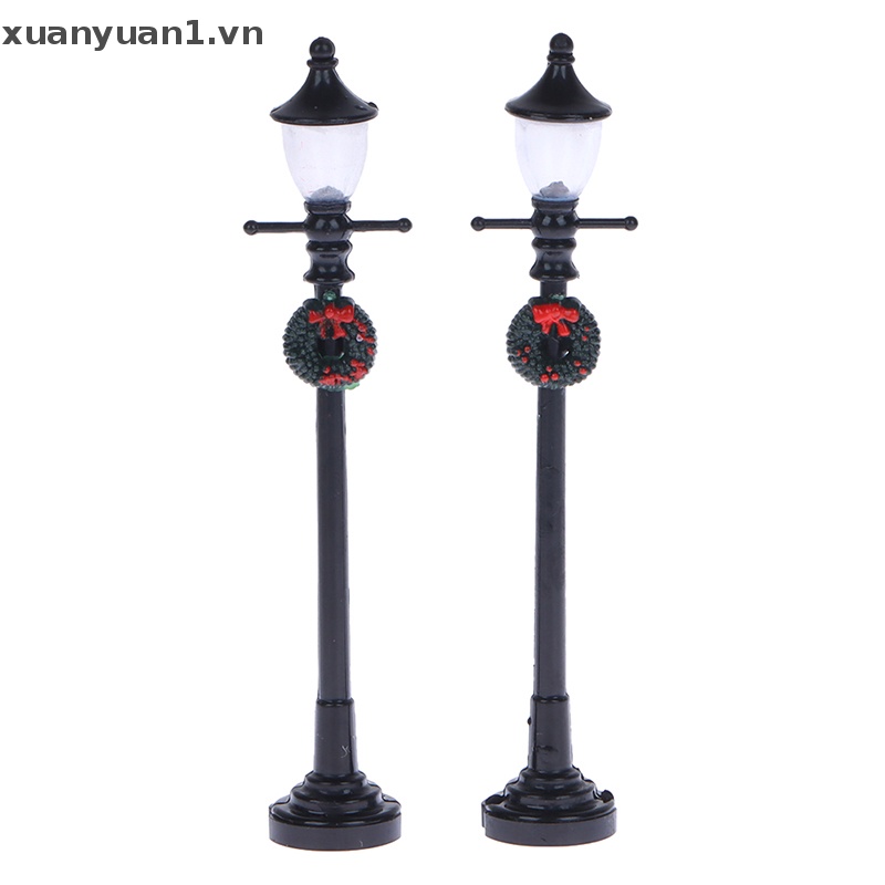 Mô Hình Đèn Đường Mini Tỉ Lệ 1 / 12 Dùng Để Trang Trí Nhà Búp Bê