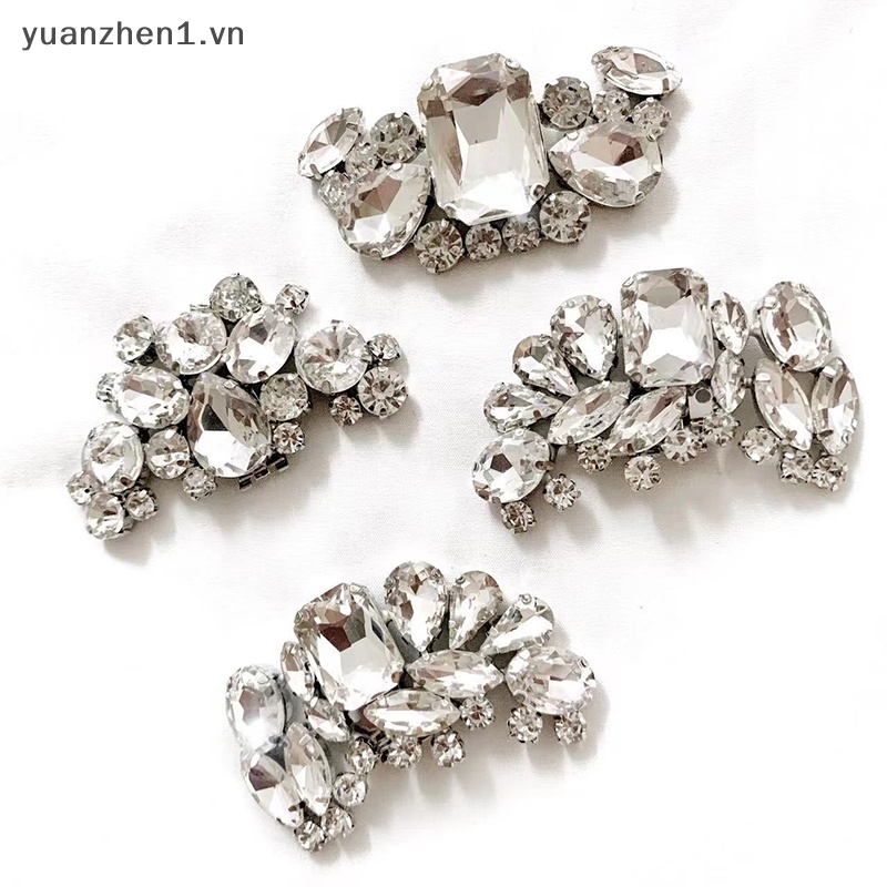 1 Khóa Kẹp Giày Cao Gót Đính Đá Lấp Lánh DIY