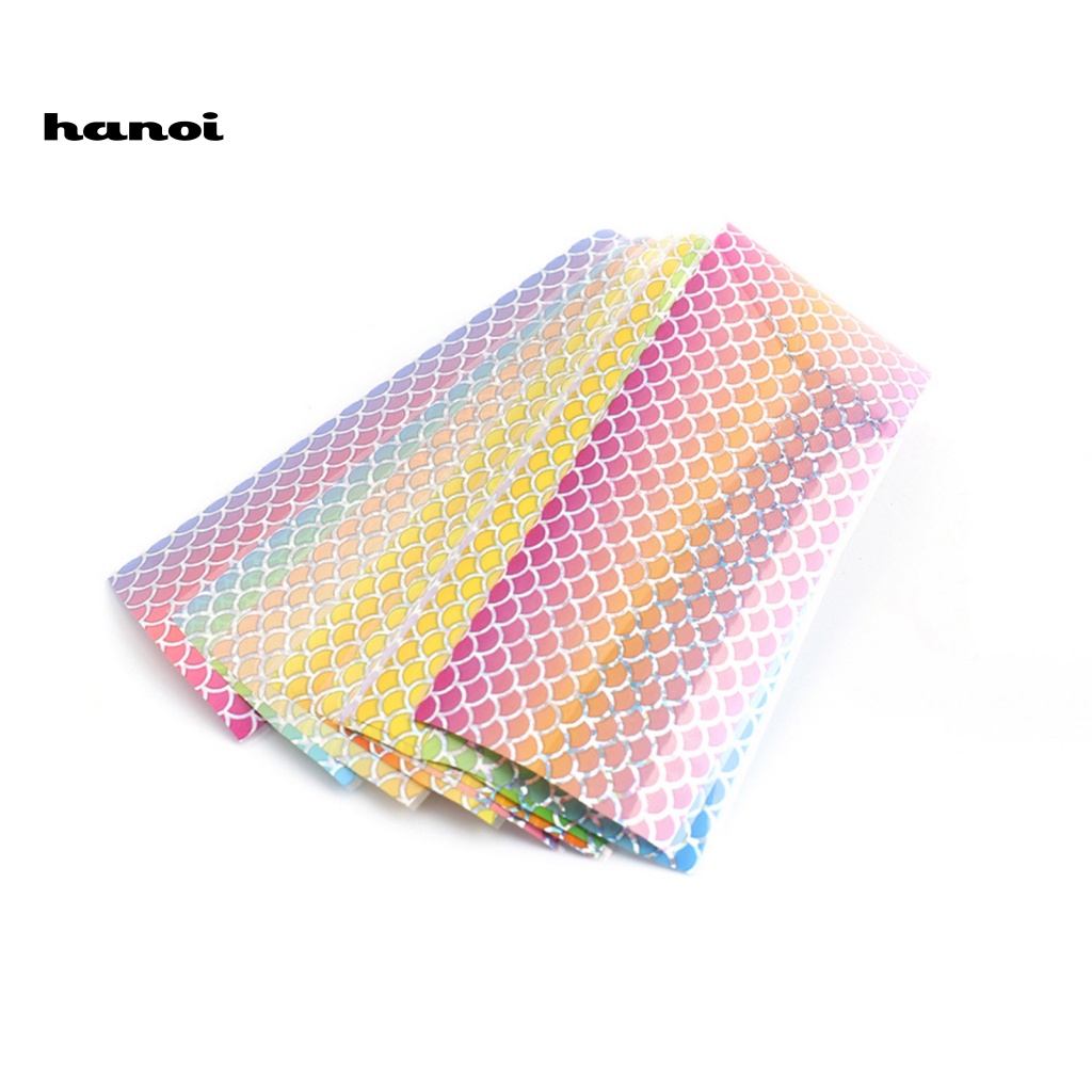 Set 10 Miếng Dán Trang Trí Móng Tay Nghệ Thuật Nhiều Màu Sắc DIY