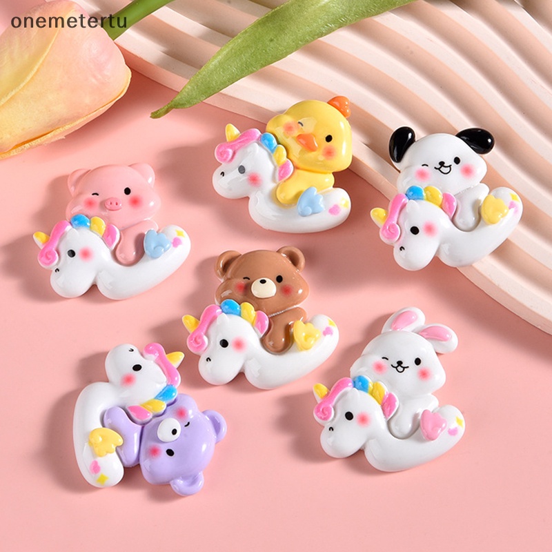 Set 3 Tượng Kỳ Lân Mini Bằng Nhựa Resin Trang Trí Bánh Kem / Điện Thoại / Xe Hơi DIY