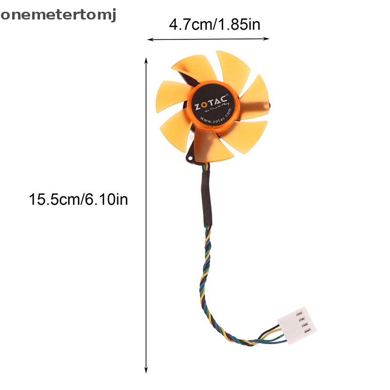 1 Chiếc Quạt Làm Mát Siêu Yên Tĩnh 47MM 39MM 12V 4Pin