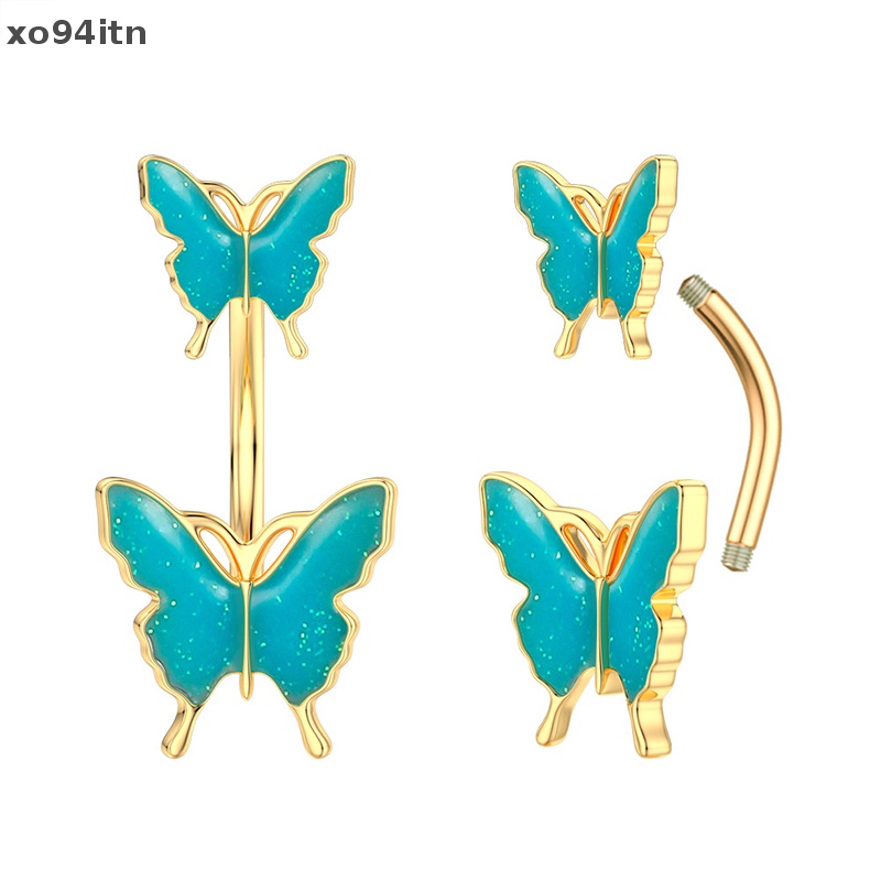 Khuyên Rốn Hình Bướm Bằng Thép Không Gỉ Cho Nữ