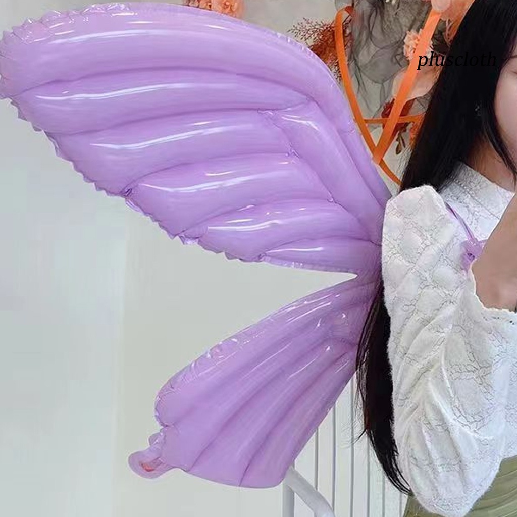 Bong Bóng Bơm Hơi Hình Cánh Bướm Bằng Màng Nhôm Kích Thước Lớn Chống Biến Dạng An Toàn Trang Trí Cho Trẻ Em