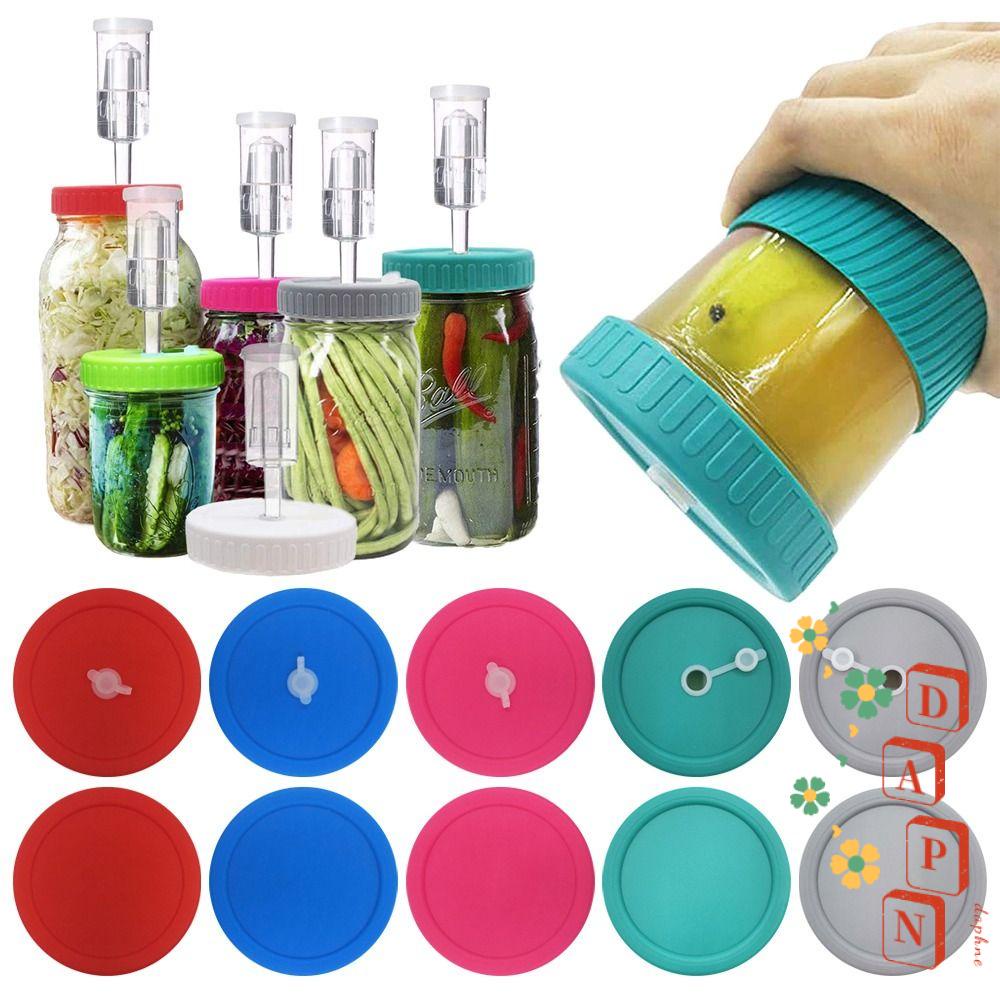 Set 3 Nắp Đậy Lọ Thủy Tinh Chống Tràn Miệng Rộng 86mm Ốp