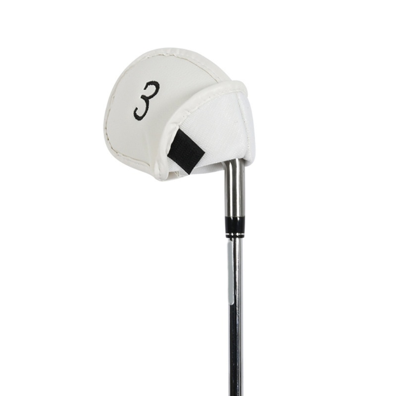 Set 10 Vỏ Bọc Đầu Gậy Đánh Golf Bằng Da PU Cao Cấp