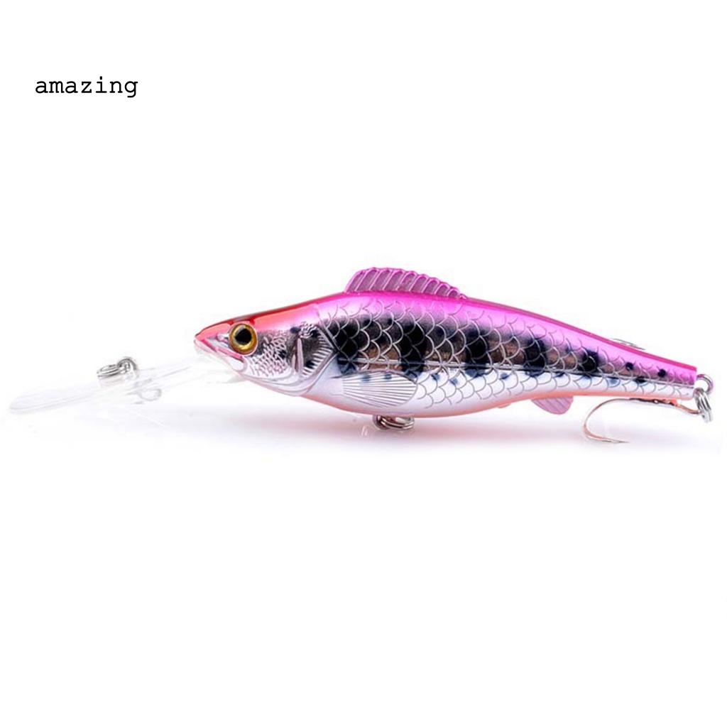 Mồi Câu Cá Giả 3D Màu Sắc Tươi Sáng 12.6cm / 14.76g