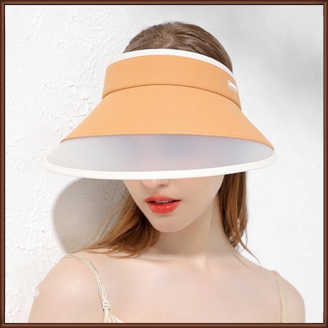 Mũ Chống Nắng Vành Rộng Thấm Hút Mồ Hôi Thoáng Khí Kèm Dây Đeo Tùy Chỉnh Thời Trang Mùa Hè Cho Nữ