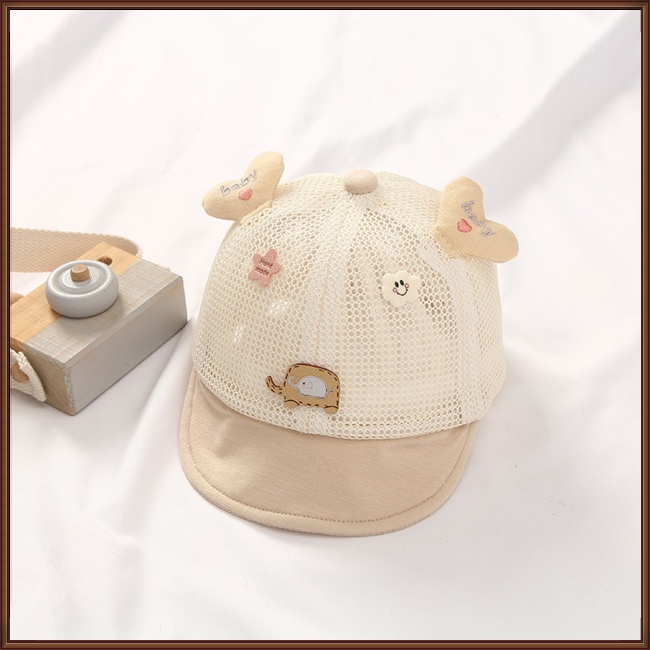 Mũ Lưỡi Trai Chống Nắng In Họa Tiết Hoạt Hình Dễ Thương Thời Trang Mùa Hè Cho Bé Trai Và Gái Từ 8-24 Tháng