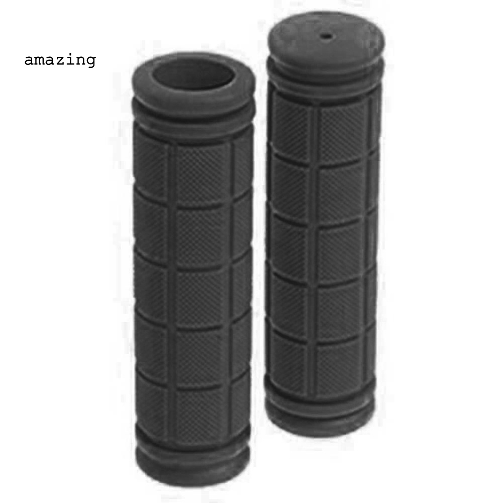 1 Cặp Vỏ Bọc Tay Lái Xe Đạp Hình Vuông Bằng Cao Su Gọn Nhẹ Chống Trượt Nhiều Màu Tùy Chọn