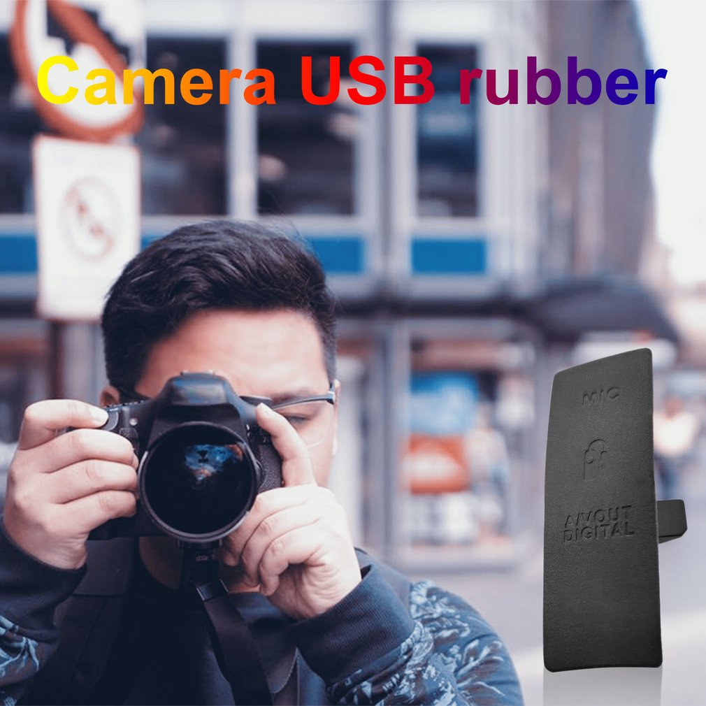 1Pc Usb Rubber Lid Door Dust-Proof Cover Usb/Hdmi-Compatible Dc In/Video Out Bottom For Canon 550D Camera [Q/11]