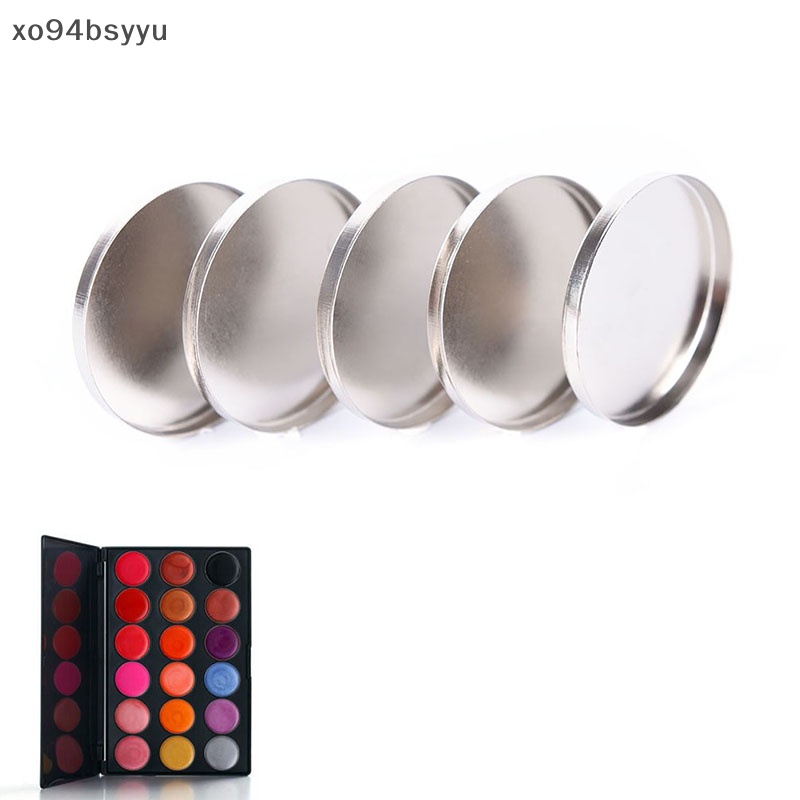 Set 5 / 15 Khay Thiếc Tròn Rỗng Từ Tính 36.5MM Đựng Phấn Mắt Xo94Bsyu