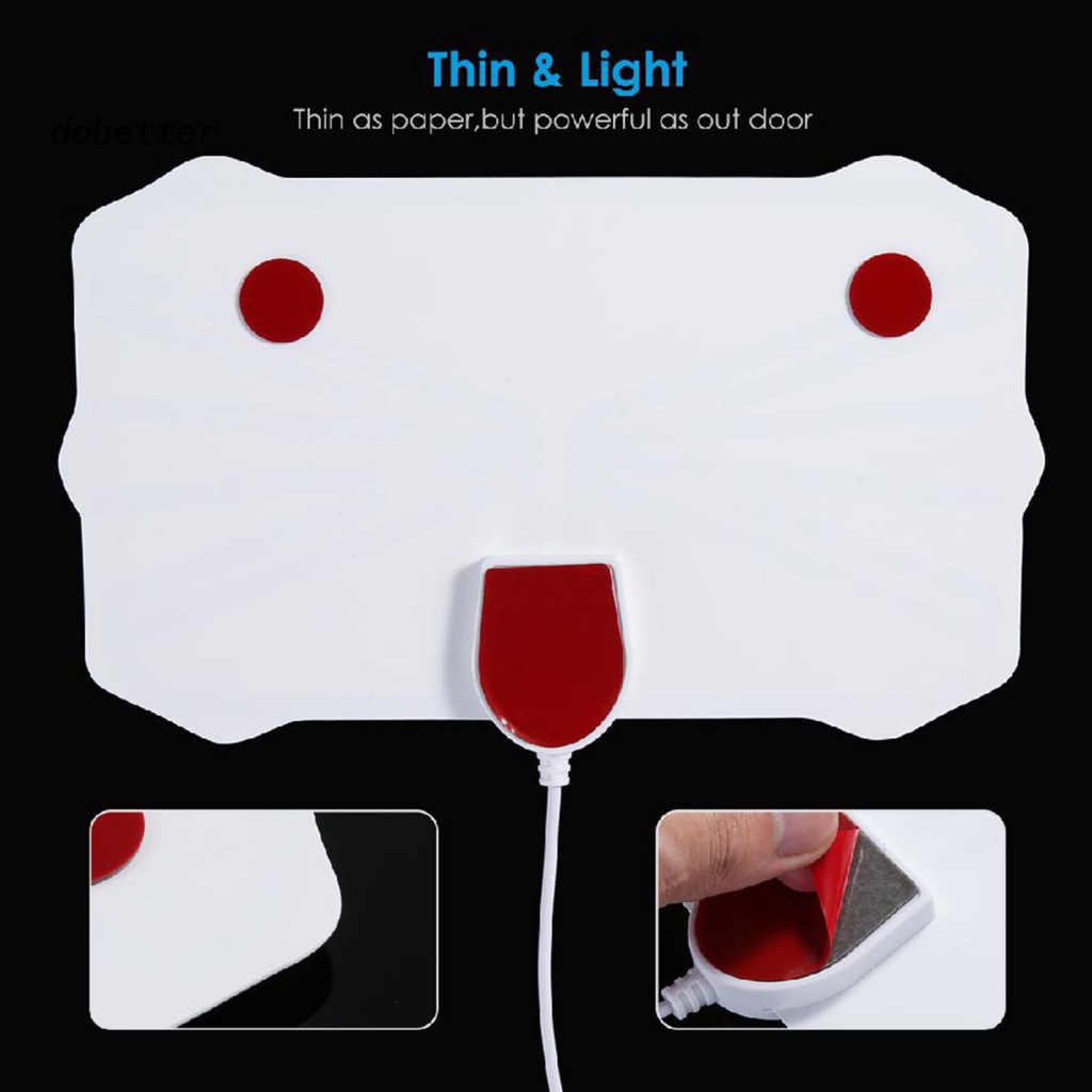 Ăng Ten TV Kỹ Thuật Số Trong Nhà Phạm Vi 50 Dặm 1080P HDTV