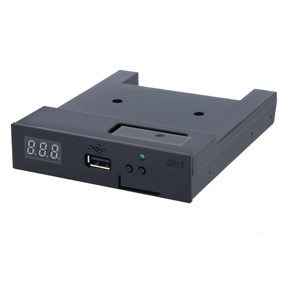 Black Sfr1M44-U100K 5V 3.5 1.44Mb 1000 Floppy Disk Drive To Usb Emulator Simulation Simple Plug For Musical Keyboad [Q/4]