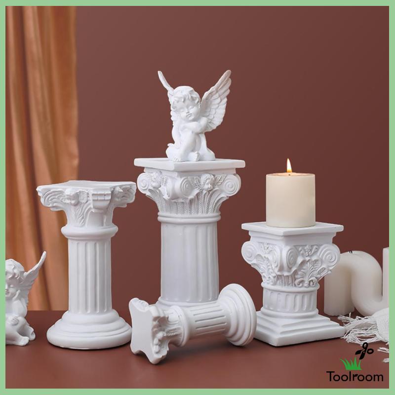 [Toolroom] Set 2 Bức Tượng Cột Trụ Đứng Trang Trí Phòng Ăn Ngoài Trời