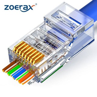 Đầu Nối Dây Cáp Mạng 30 Lỗ UTP Mạ Vàng CAT6a Cat6 CAT5e RJ45