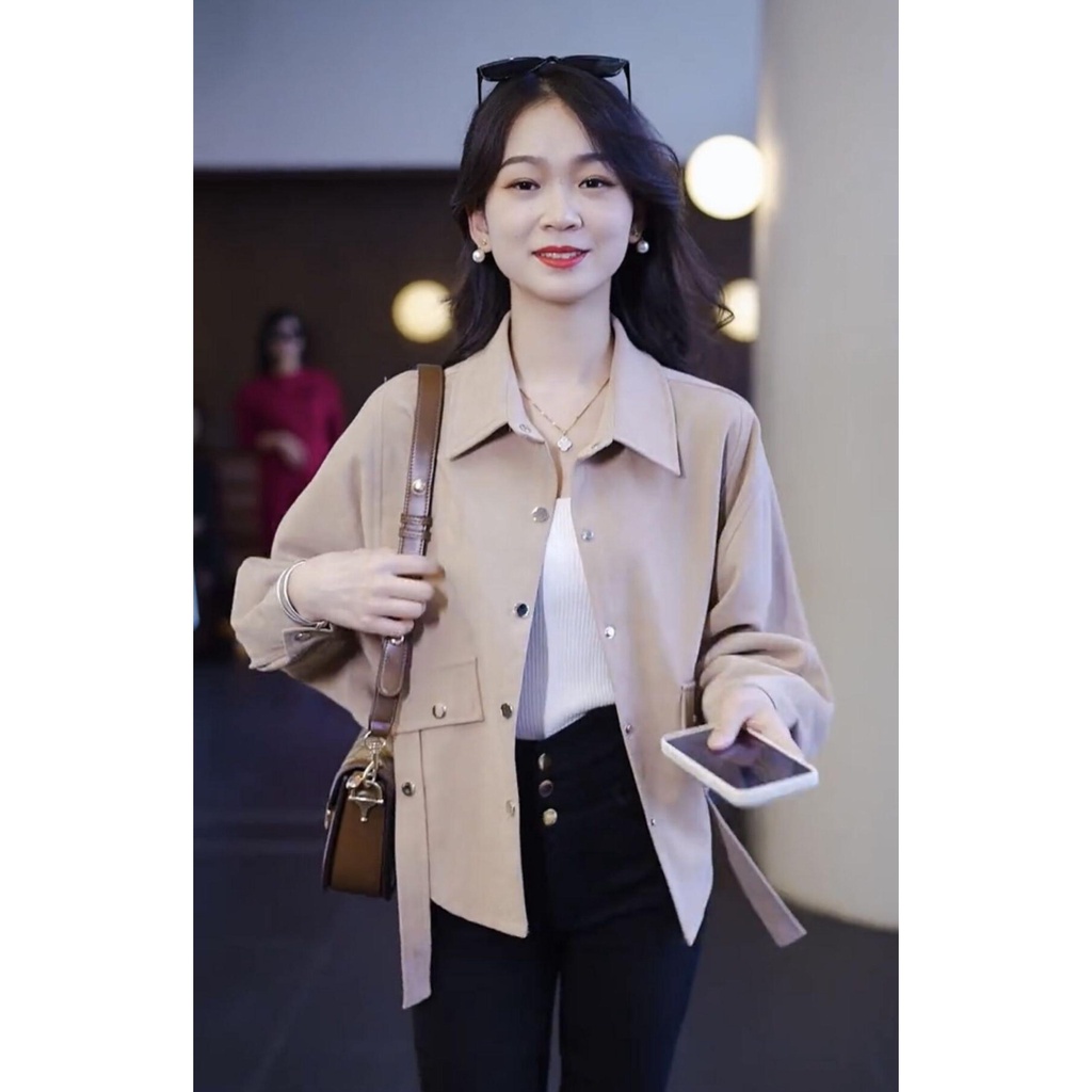 Áo Sơ Mi Tay Dài Dáng Rộng Thời Trang Mùa Hè 2023 Cho Nữ