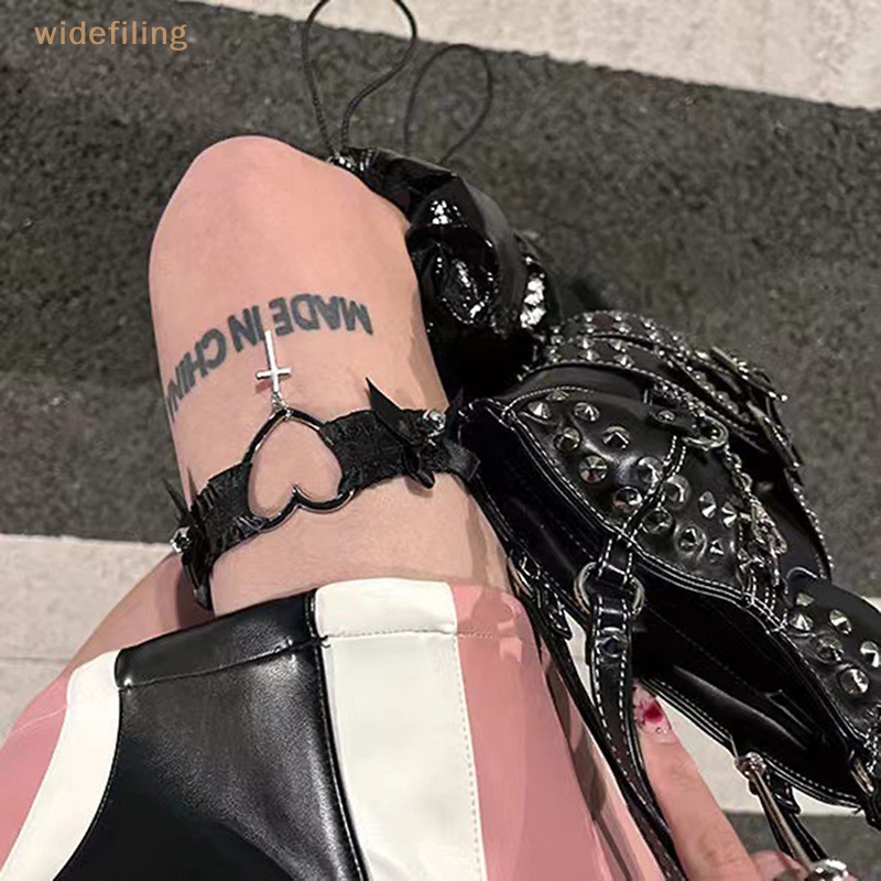 Widefiling Vòng Ren Hình Trái Tim Màu Trắng Gợi Cảm Dễ Thương