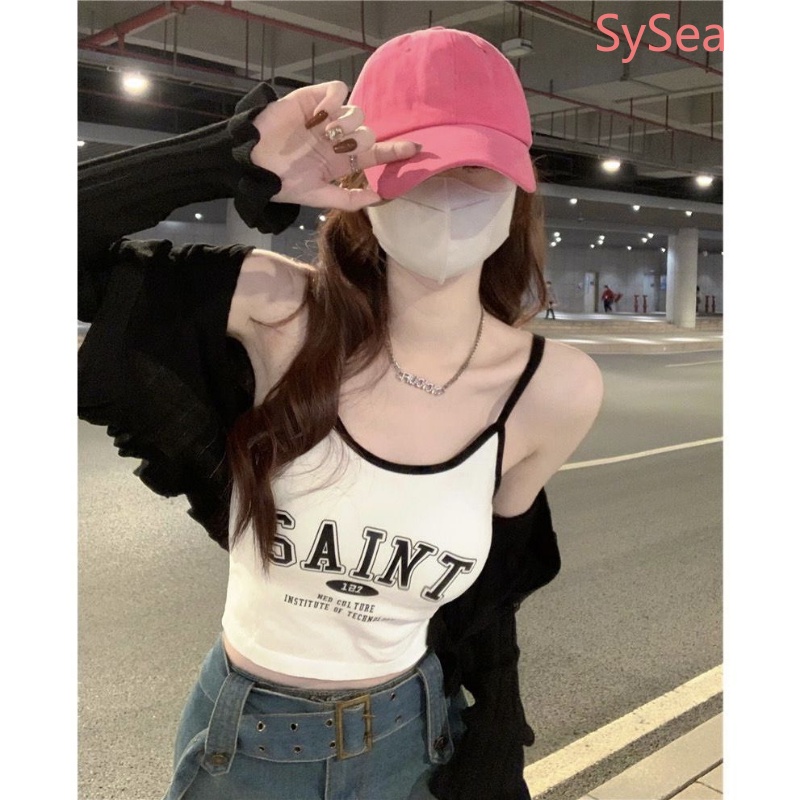 Áo Dây In Chữ Thời Trang Mùa Hè Dành Cho Nữ