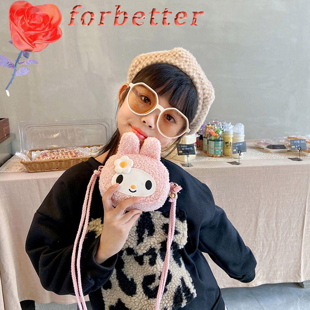 Túi Đeo Vai Vải Lông Phong Cách Lolita Dễ Phối Đồ Thời Trang Cho Nữ