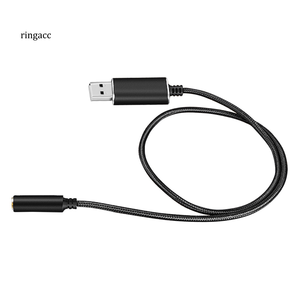 Thẻ Âm Thanh RGA Cổng USB Gắn Tai Nghe / Micro Chuyên Dụng Cho Máy Tính