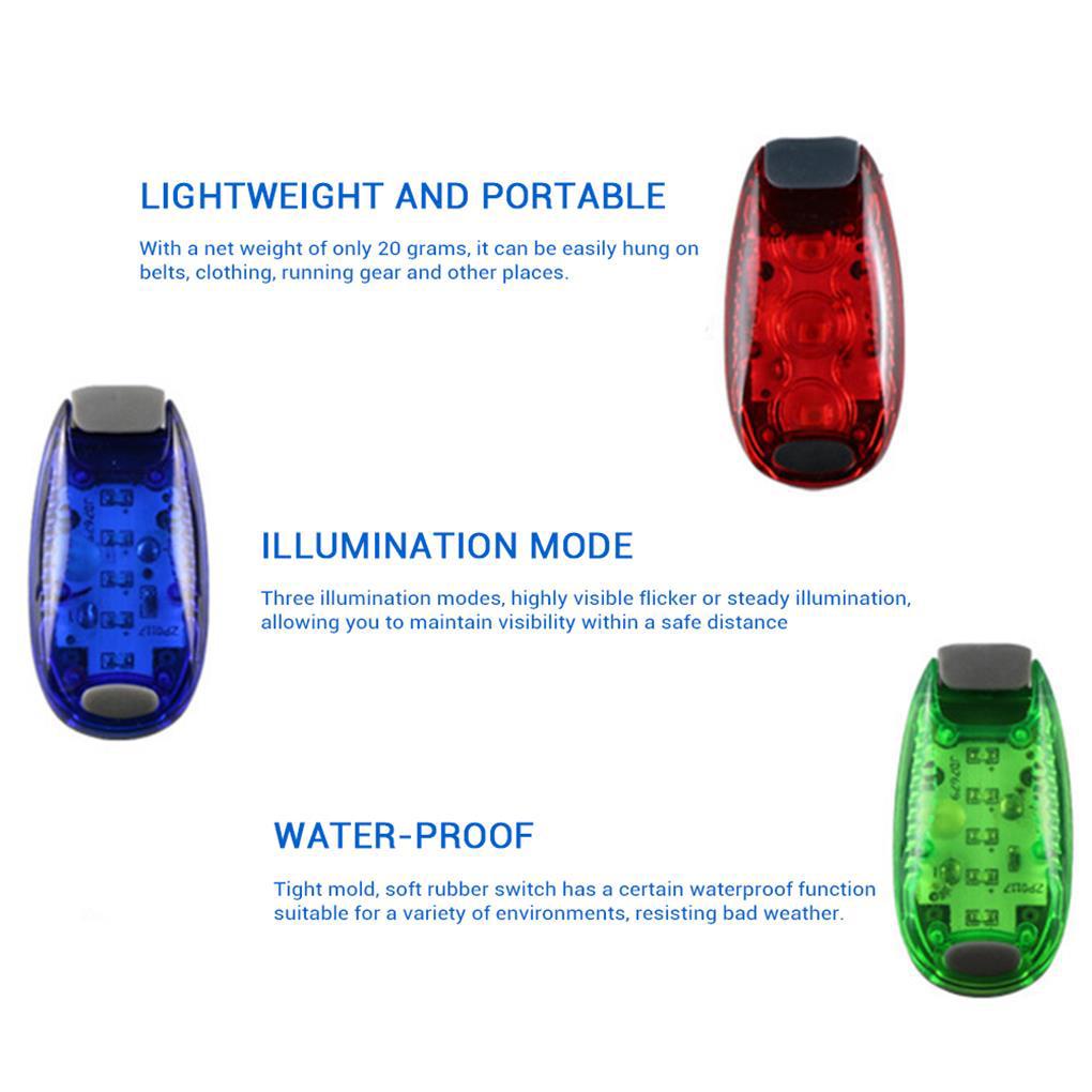 Đèn Cảnh Báo Bằng ABS Tùy Chỉnh Thay Thế Tiện Dụng Cho Xe Đạp / Leo Núi