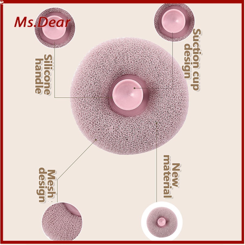 Bông Tắm Hai Trong Một Phong Cách Nhật Bản Dùng Mát Xa Tẩy Tế Bào Chết Cho Da Lưng,Bông Tắm Bằng Xơ Mướp Tự Nhiên An Toàn Cho Sức Khỏe