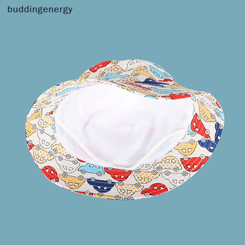 {BUDDI} Mũ Xô Cotton Họa Tiết Khủng Long Hoạt Hình Thời Trang Mùa Hè Cho Bé Trai {BUDDI}