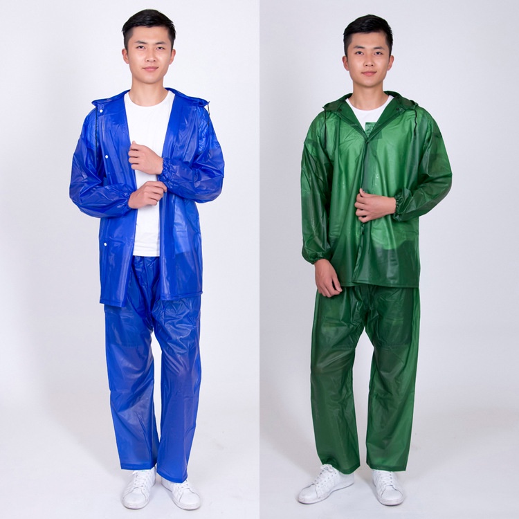 Bộ Áo Mưa Đi Câu Cá / Leo Núi Bằng Keo Ong Gân Không Có Thể Tách Rời