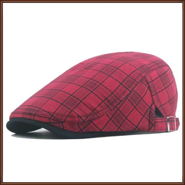 Mũ Beret Chống Nắng Thoáng Khí In Họa Tiết Kẻ Sọc Nhiều Màu Tùy Chỉnh Thời Trang Cho Nam