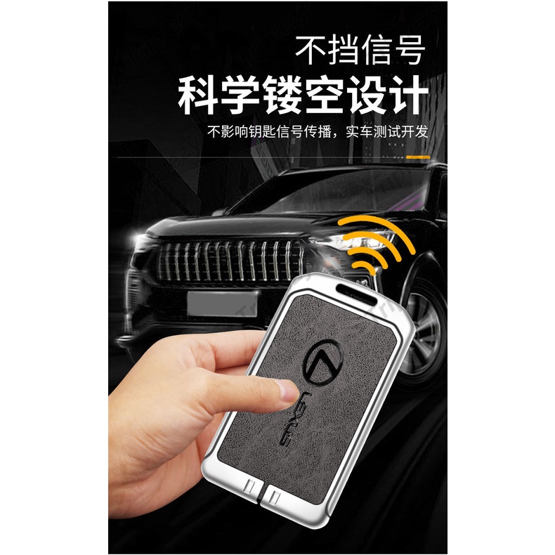 Vỏ Bọc Chìa Khóa Điều Khiển Từ Xa Thông Minh Bằng Hợp Kim Kẽm Cho Lexus ES IS NX RX RX LX 200 250 300 300H 350 350H 450e 400H + 450H + 500 2022