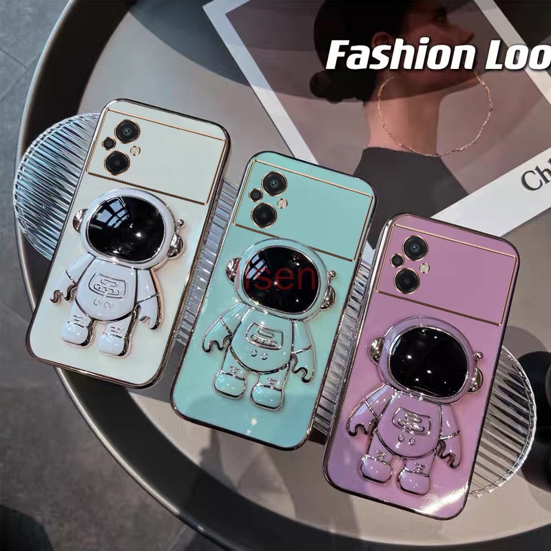 Ốp lưng Poco M5 Ốp Điện Thoại Có Giá Đỡ Hình Phi Hành Gia Cho Poco M5 / X5 5G / M4 PRO / X4 PRO 5G / X5 PRO 5G / X3 PRO / X3 NFC / F3 / M3 YHY