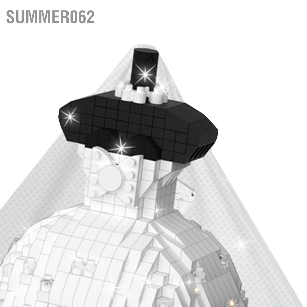 Summer062 Áo Cưới Khối Xây Dựng Nhựa Nhỏ Dễ Thương Màu Sắc Tươi Sáng Tinh Tế Micro Cho Bé Gái Sinh Nhật