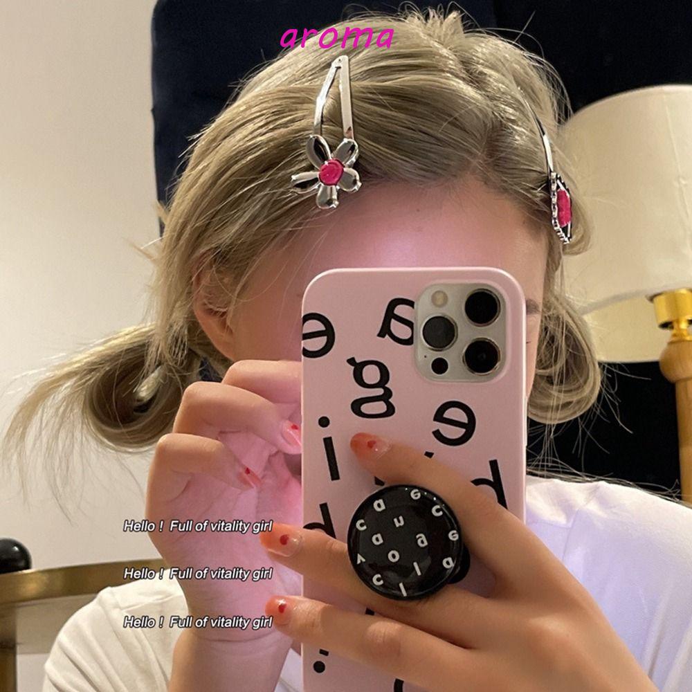 Kẹp Tóc Lolita Y2k Bằng Kim Loại Sáng Tạo Dễ Thương